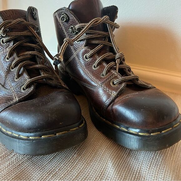 Vintage Dr Martens Y2K Original Made in England Leather Thick Sole Boot Men’s 10 main image 7